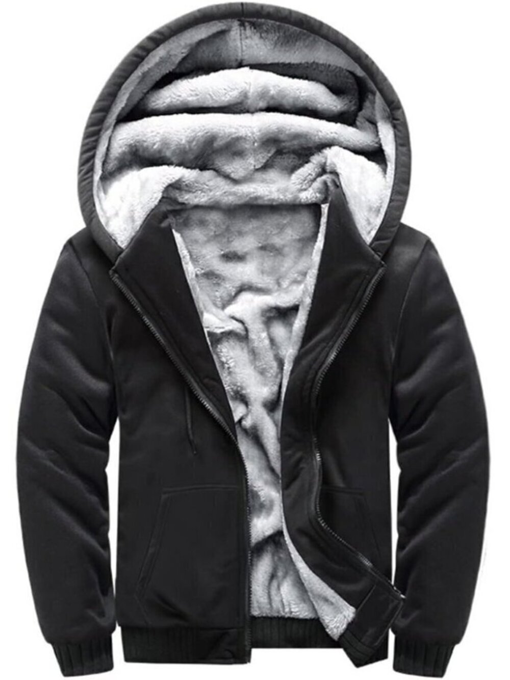 ❤️ Hoodies for Men Full Zip Up Fleece Jackets Heavyweight Sweatershirts